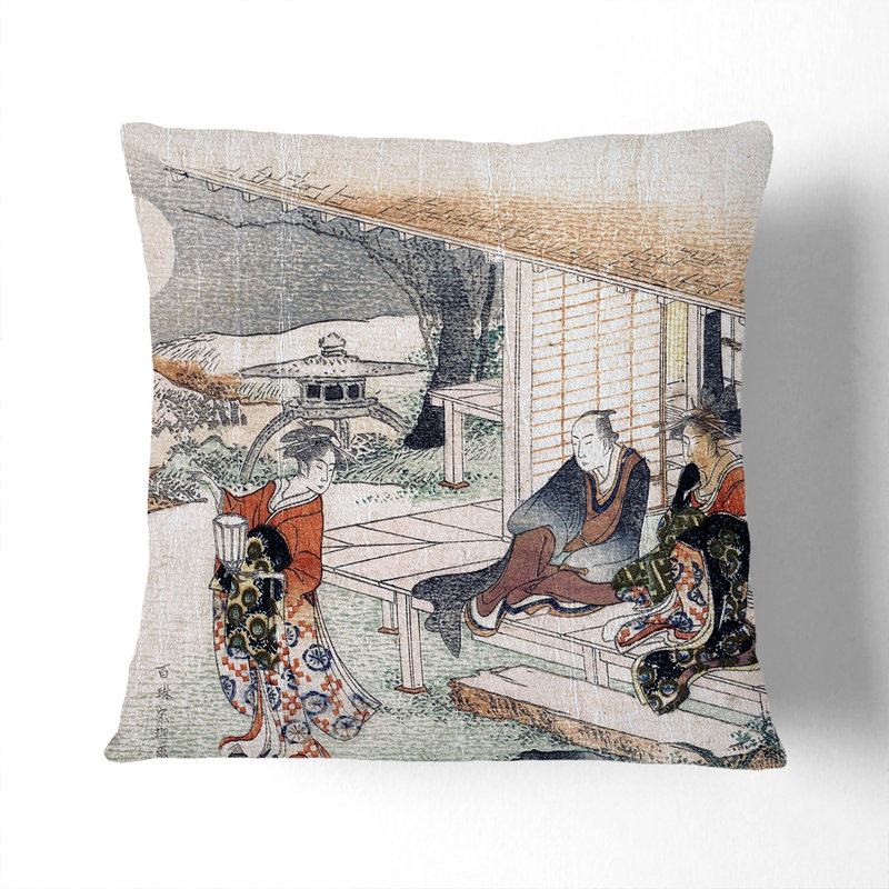 Square Throw Cushion, White, 40 x 40 cm