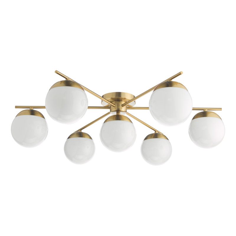 Avitaz Glass Semi Flush Mount