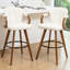 Tabourets de bar pivotants modernes en cuir 30 po-457180436-452270191