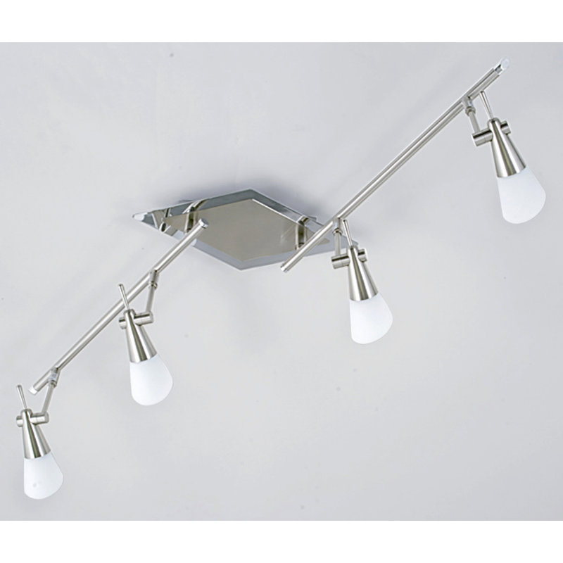 Witten Glass Spotlight, 4 Light