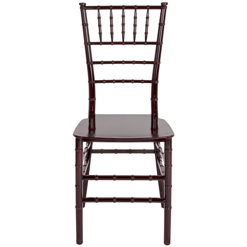 Chaise Chiavari empilable en résine Emily, Brun