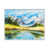 Cadre flottant blanc