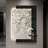White, Black Rectangular Sandstone Wall art-117554051