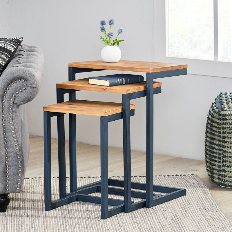 Ensemble de 3 tables gigognes Modern Modern