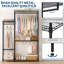 Heavy-Duty 4-in-1 Steel Clothes Rack, Adjustable Garment Organiser with Rustproof Shelves and 304 kg Capacity