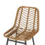 Extérieur de deux - Design moderne avec pieds inclinés, cadre en fer 2 lignes épurées de style contemporain,