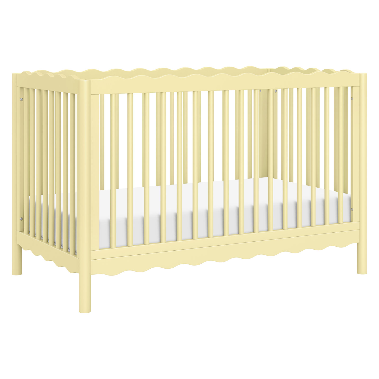Swell Pine 4-in-1 Convertible Crib, Pale Yellow