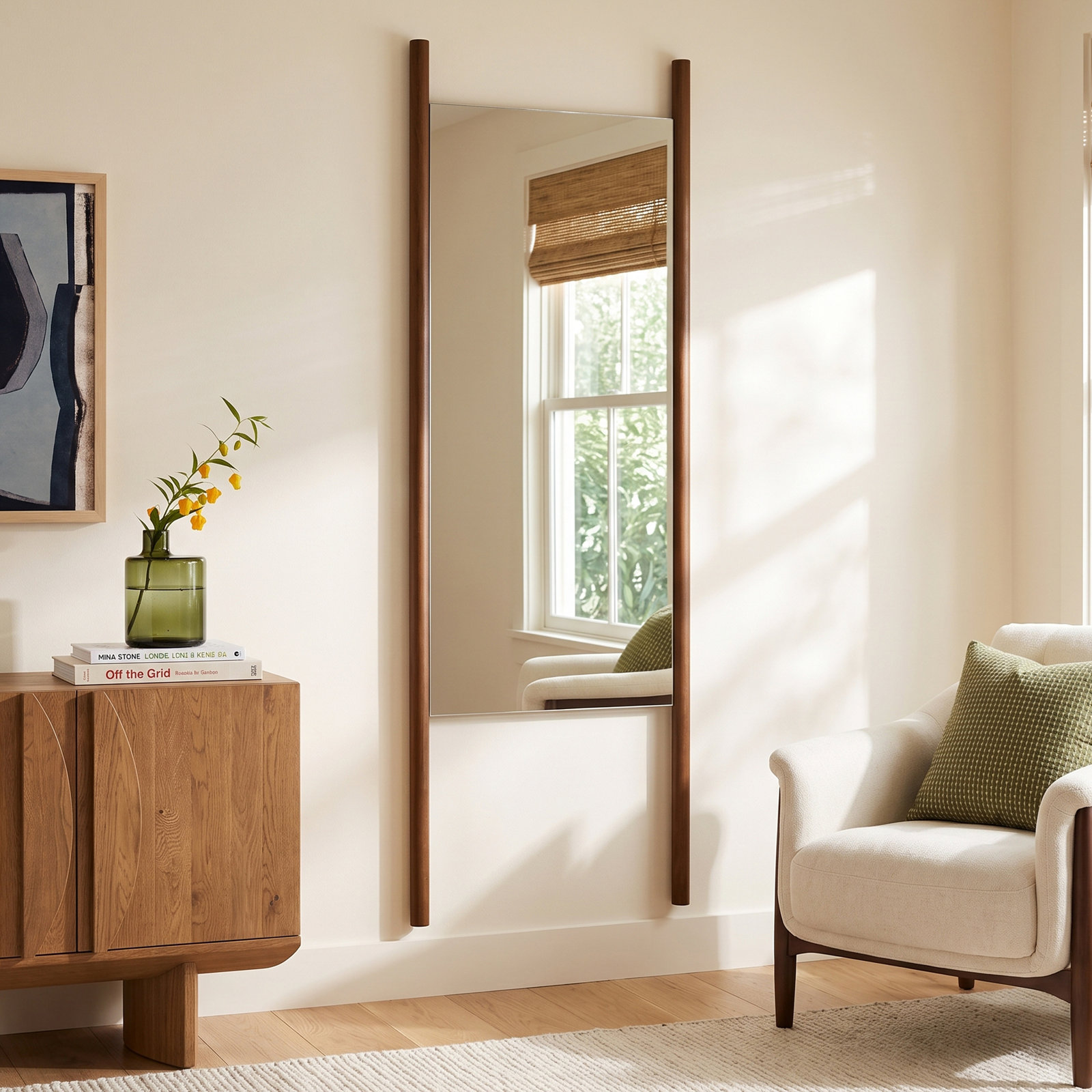 Parkman 21" Full-Length Mirror, Brown