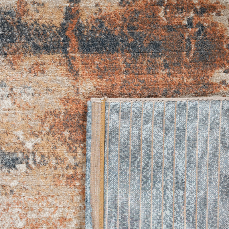 Abstract Indoor Rug, Rectangle 2'8" x 4'11"