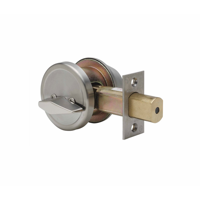Commercial Single Cylinder Deadbolt, Satin Stainless