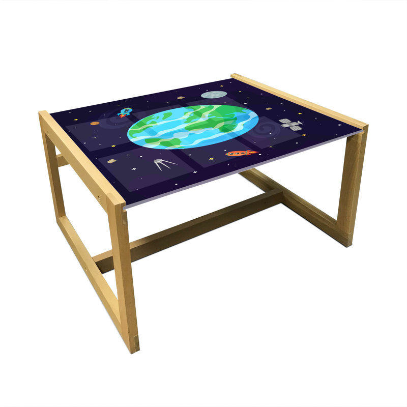 Iridissa Trestle Coffee Table, 40cm H x 74cm W x 62cm D