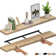 Miami 60" W x 8" D Floating Shelves Set with Invisible Wall Mount Brackets