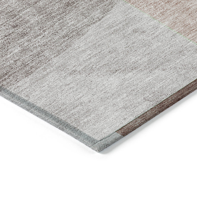 Tapis intérieur / extérieur Melania avec envers antidérapant, Rectangle 1 pi 8 po x 2 pi 6 po