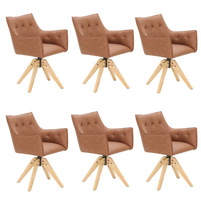 Gliese Tufted Upholstered Back Arm Chair