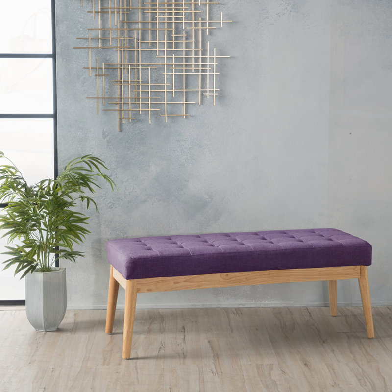 Banc avec revêtement, Mauve