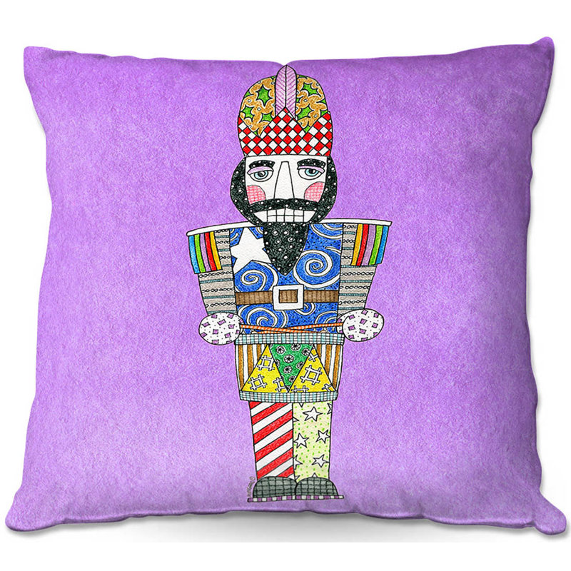  Coussin Couch, 16 po x 1 po, Violet
