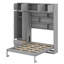 Lit escamotable avec armoire supérieure Murphy-1564877907
