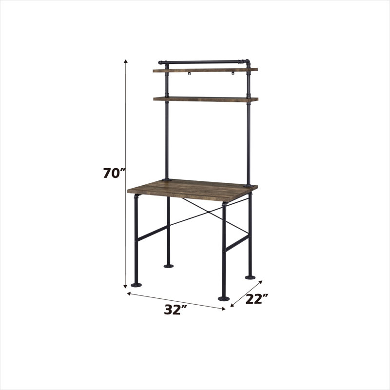 Bureau d'écriture Rustic Oak