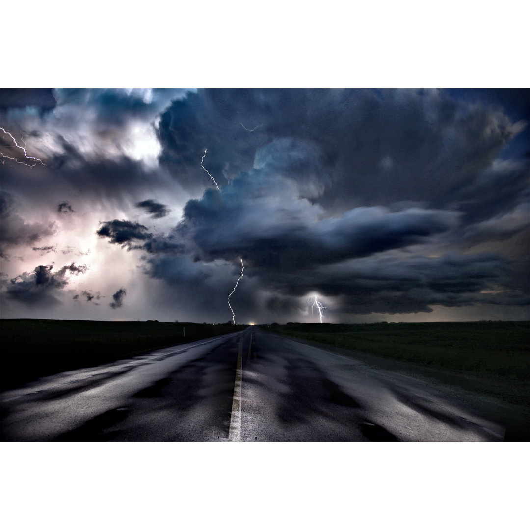 Eilean Prairie Storm Clouds, Canada - Wrapped Canvas Print