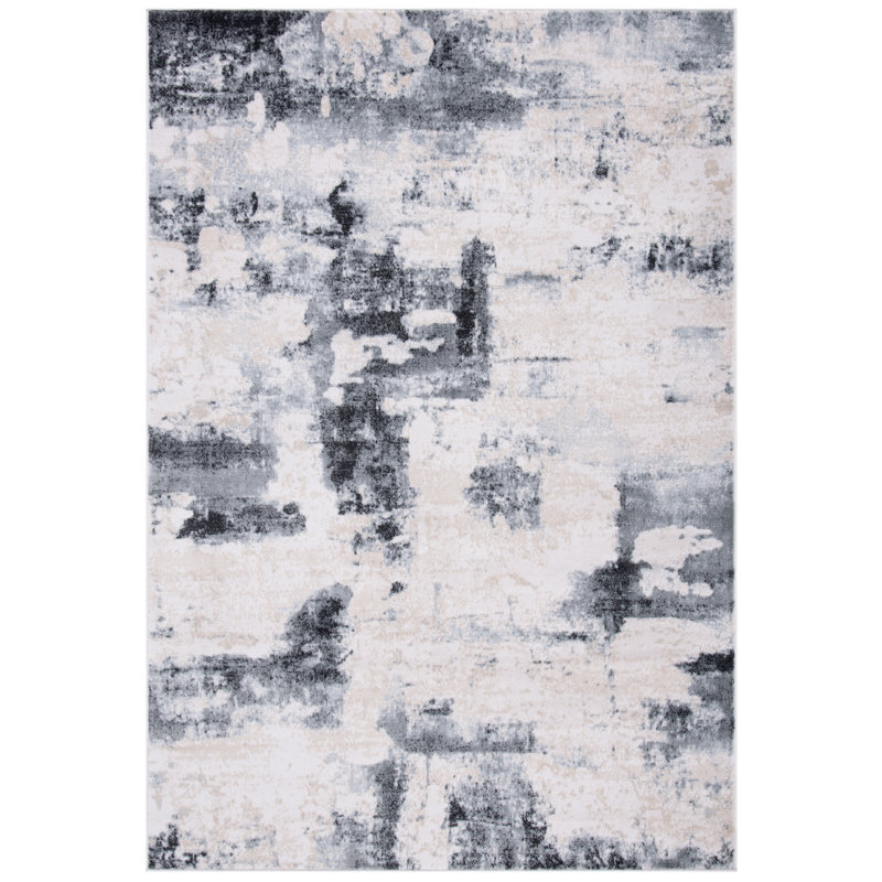 Lagoon Performance Abstract Rug, Rectangle 9' x 12'