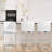 26'' Modern Upholstered Low Back Counter & Bar Stool With Metal Sled Frame -1369423369-1403939597