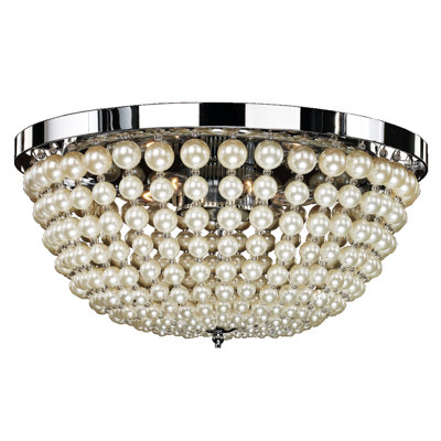 Willard Pearl Bead Flush Mount