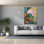 Epic Graffiti 'The Prickly Garden' by David Galchutt Canvas Wall Art
