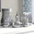 Brushed Nickel Waste Basket