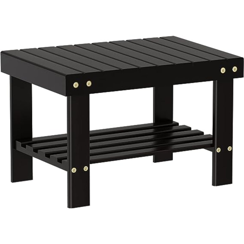 15.9'' W Bamboo Shower Bench