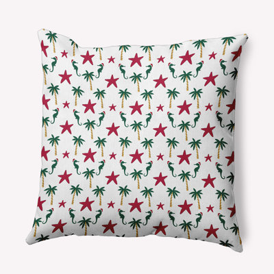 Polyester Indoor/Outdoor Throw Pillow