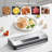 Automatic Vacuum Sealer Machine with Starter Kit (20 Bags) – Dual Moist/Dry Modes, Pulse Function & External Port for Marinating, Compact Food Storage System
