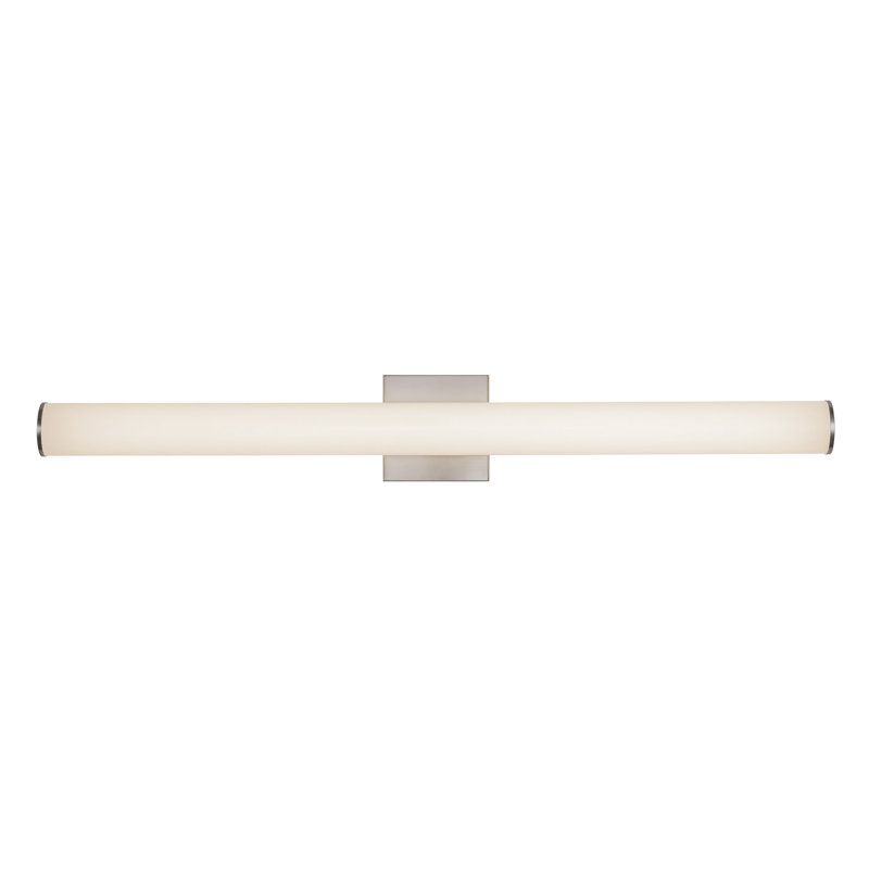 Rico 36-in Black dimmable LED Wall Sconce, Nickel