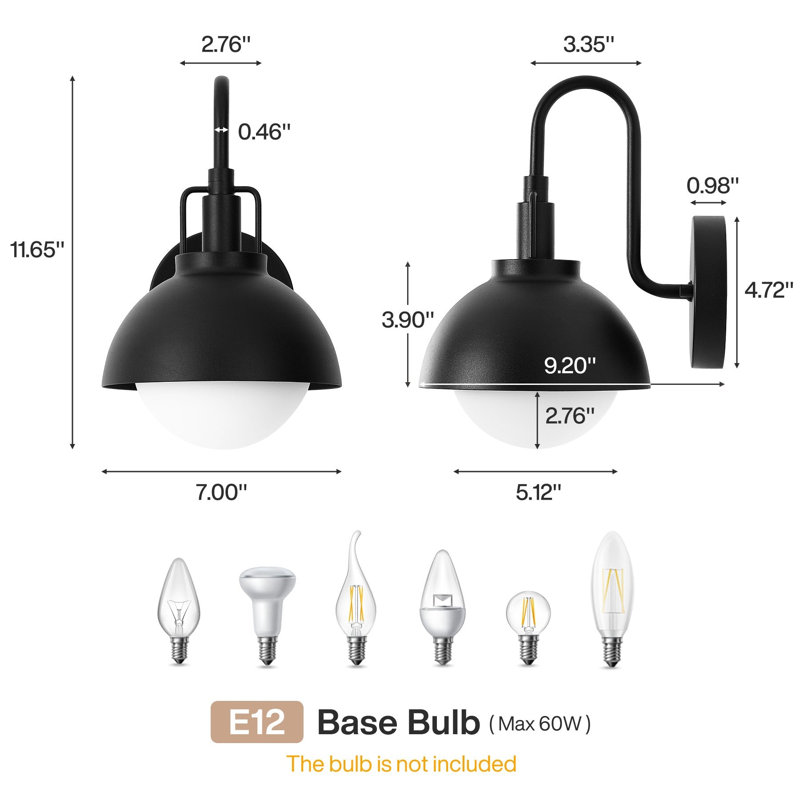 Iron Modern Outdoor Wall Lights for Entryways Garages And Patios