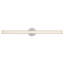Tole 36-in Black dimmable LED Wall Sconce-679718877
