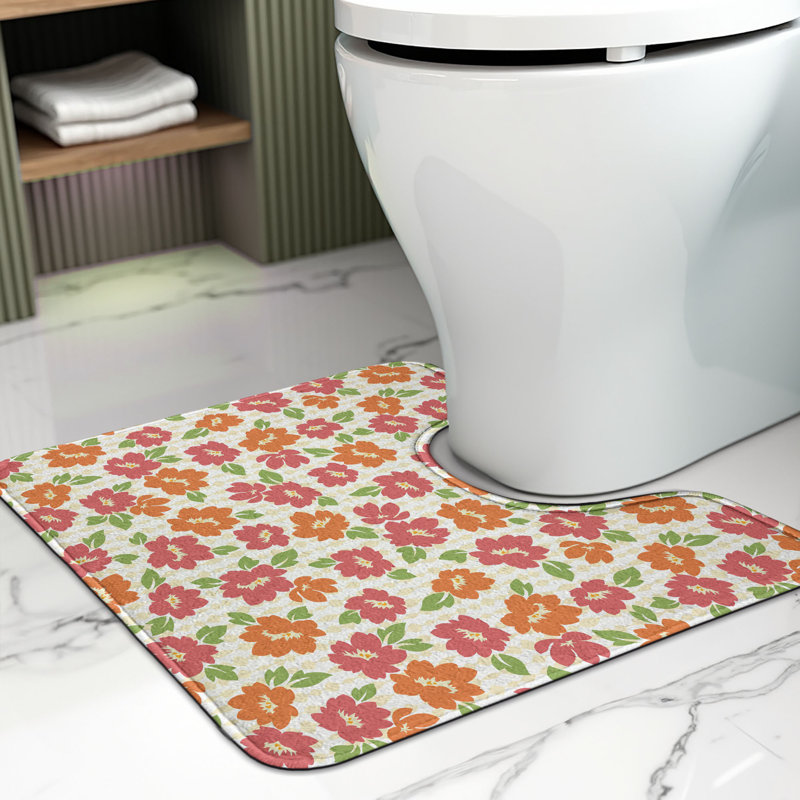 Tapis de salle de bain Floral U