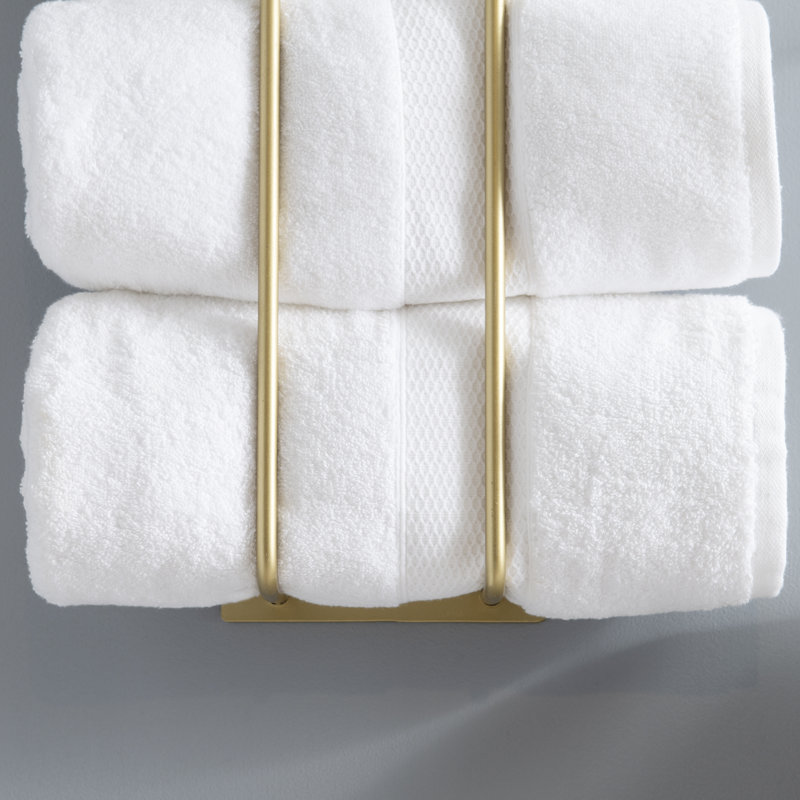 Ohara 2 Towel Rack, Gold