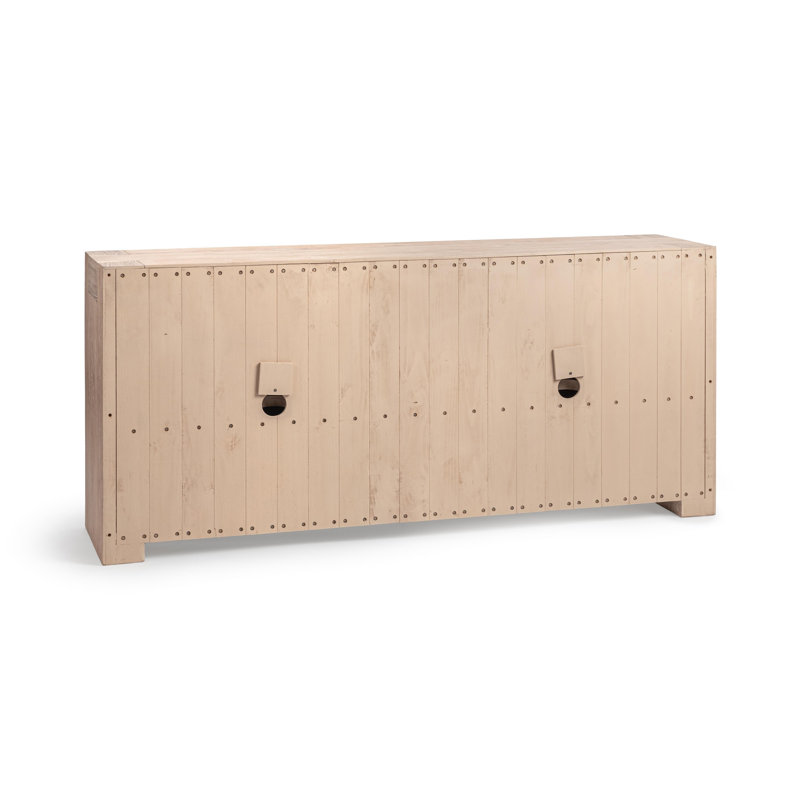 Bristol Reclaimed Oak Sideboard Buffet, Aged Cream