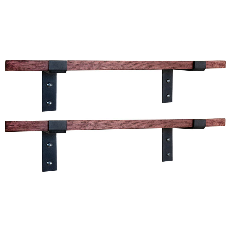 Ensemble de 2 tablettes flottantes Rayne, H 1 po x l 26 po x P 6 po