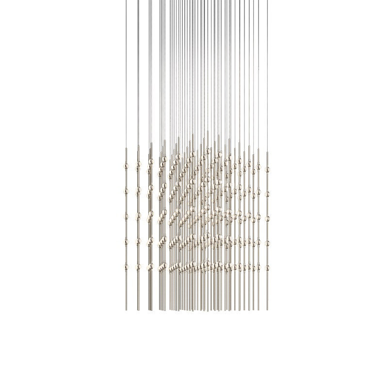 Constellation 245 - Light LED Cluster Pendant, Clear, Satin Nickel, 2700K