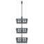 Shower Hanger Shelf 30x15x(67-105) cm Aluminium