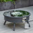 Kliyah Round Propane Smokeless Fire Pit Table-1650666136