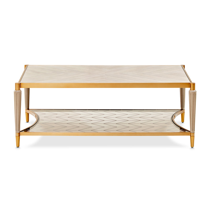 St. Charles Rectangular Cocktail Table - Dove Gray