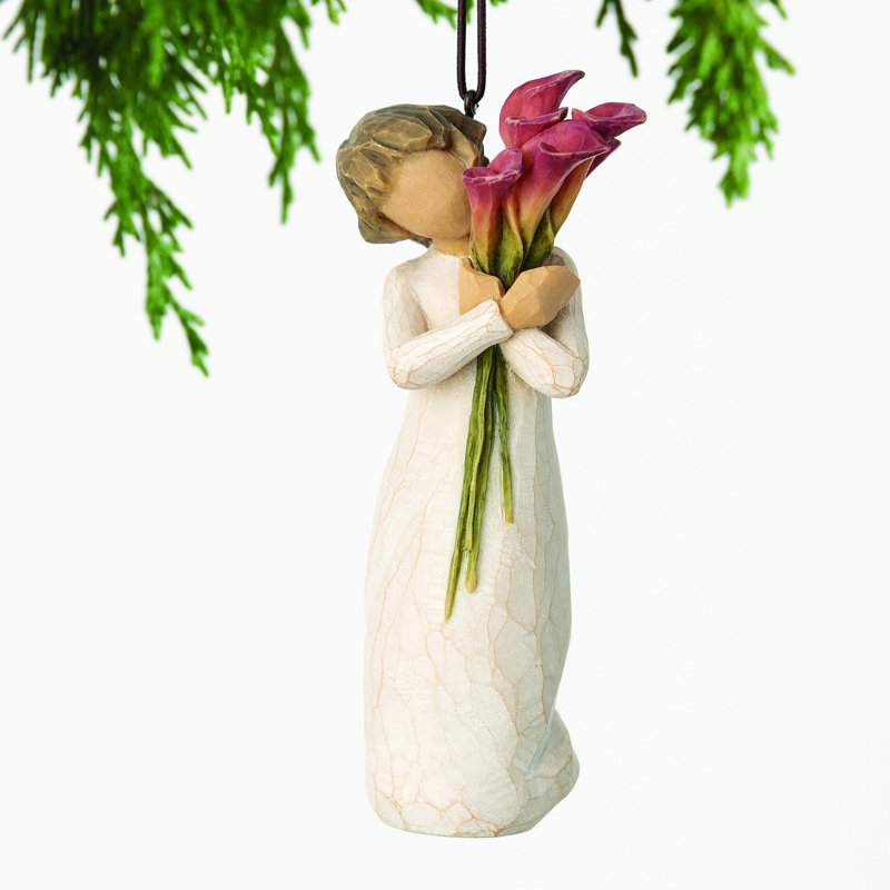 11cm Porcelain Hanging Figurine Ornament