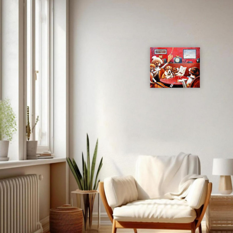 Art mural sur toile sans cadre 12 "x 16"