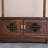 Solid Elm Wood Coat Rack with Drawers