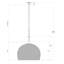 Petit luminaire suspendu Piero