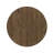 Ethy 3pc Round Coffee Table & End Table Set, Lower Shelf, Brown & White