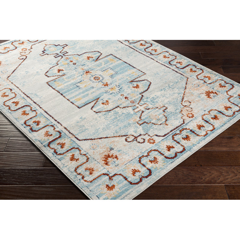 Aldusa Oriental Indoor Rug, Rectangle 5'3" x 7'