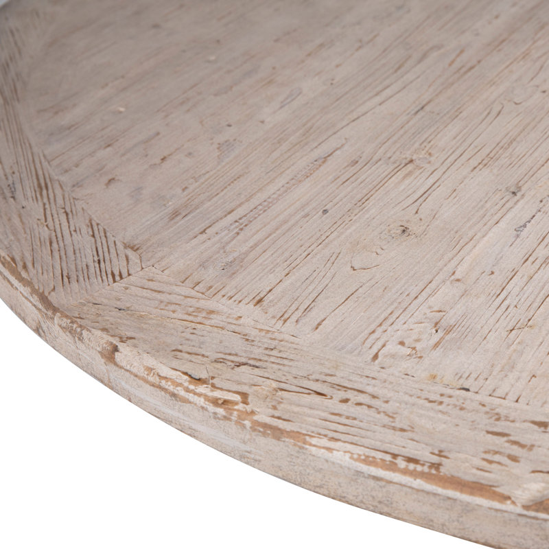 Bloxom Pine Round Unfinished Solid Wood Dining Table