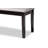 Stu Bench in Grey Fabric Upholstered and Dark Brown Finished Wood, 18.9'' H X 47.8'' W X 16.1'' D-456692778-456692781